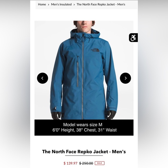 North Face Jacket Hooded Dryvent Mens size Large - Picture 5 of 8